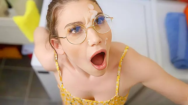 Sister Took My Girlfriend's Cum-Soaked Panties and Jammed Them in Her Dripping Wet Pussy