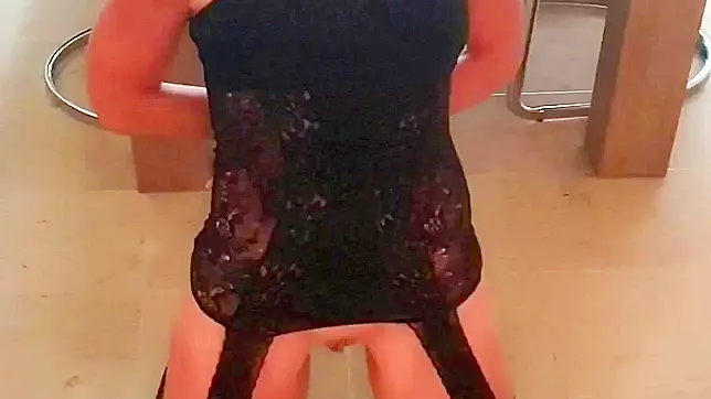 Bound and horny MILF sucks cock with unparalleled skill