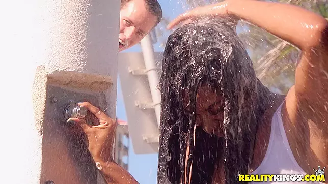 Twisted Shampoo Prank Leads to a Messy Blowjob and Hardcore Fuck Session.