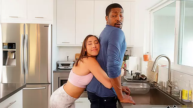 Step Sisters Share Stepdad's Dick