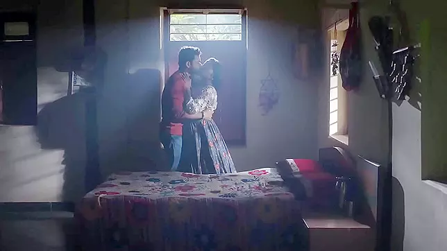 Indian slutty wife fucked by lover and try to satisfy her full - Hindi audio!