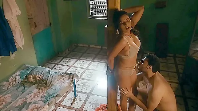 Indian hot sexy bhabi give punishment the young slave guy! Hindi audio