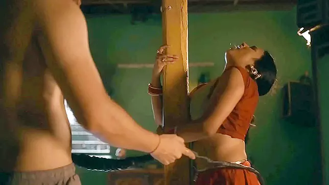 Indian hot sexy bhabi give punishment the young slave guy! Hindi audio