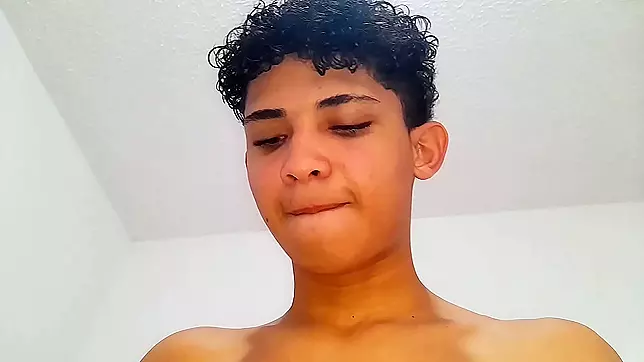Next To My Mom In Bed I Couldn't Take It Anymore And Went To Masturbate And She Helped Me