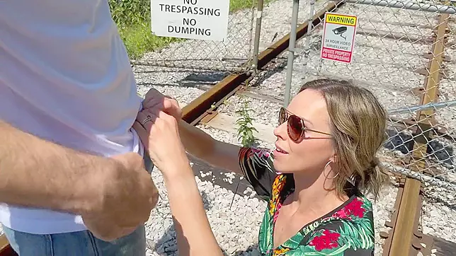 Tied Up Milf Wife Takes Double Creampie In Public From Husband And Friend