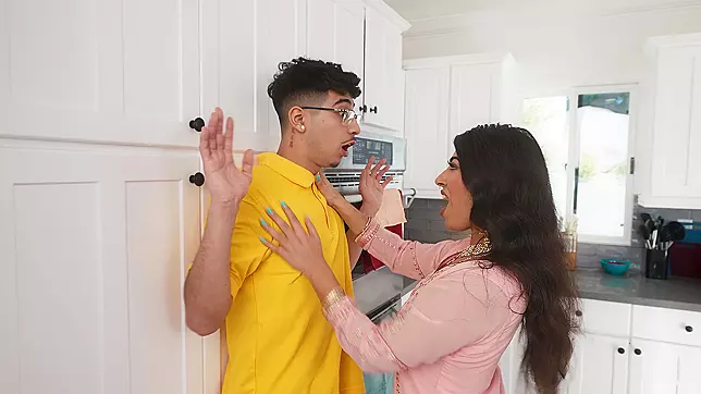Jasmine Sherni, Pakistani Enchantress Sucks and Fucks Big Dick Her BF Sister