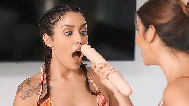 and Sucking in Gift Swap Featuring Alexis Fawx and Vanessa Sky (Free XXX) HD.