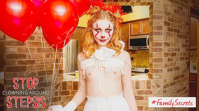 Stepsis Stopping Clowning To Ride My Dick In A Caught Sibling Thrill