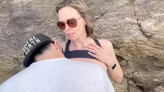 Wife Gets Fucked and Double Creampied by Husband and His Buddy in Joshua Tree Wilderness
