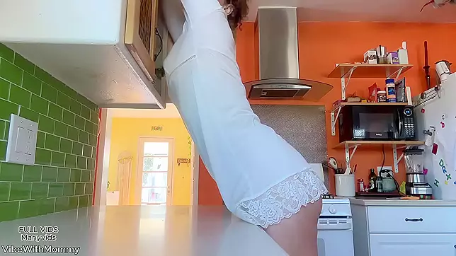 Curvy Stepmom Can’t Resist – Fucks Her Stepson Behind Husband’s Back on His Business Trip!