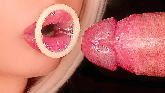 Close-Up Condom Blowjob: Horny Slut Makes Me Cum Twice with Sensual Mouth #ASMR
