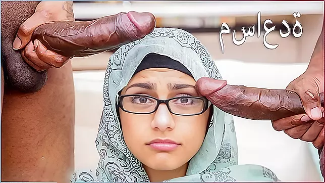 Epic Lebanese Babe Mia Khalifa Devours Two Monster Black Dicks in a Wild Threesome