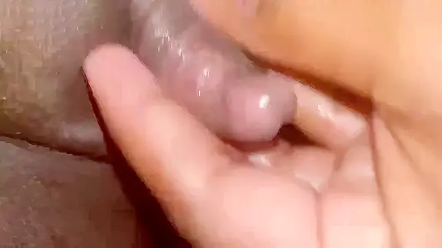Plump MILF Fingering Her Hairy Pussy and Huge Clit in Erotic Video
