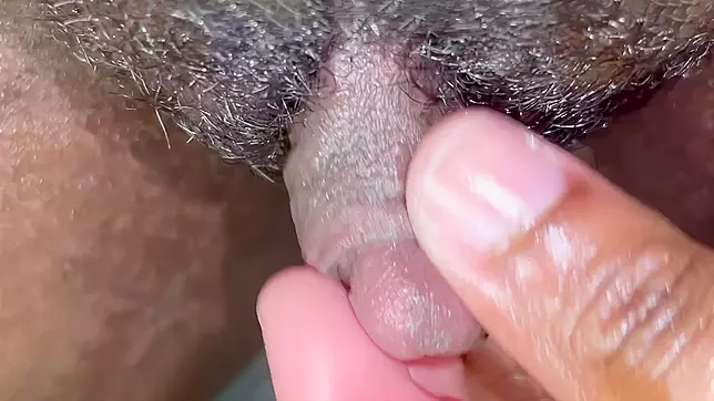 Busty Ebony MILF Rubs Her Huge Clit and Wet Pussy to Squirting Climax