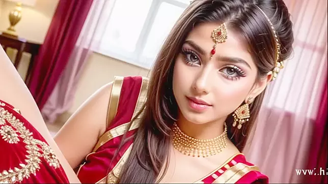 Hot Indian Fitness Babes in Sarees Eating Pussy in a Temple!