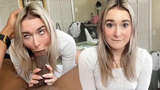 Young Woman Craves His Thick BBC in Her Tight Teen Pussy