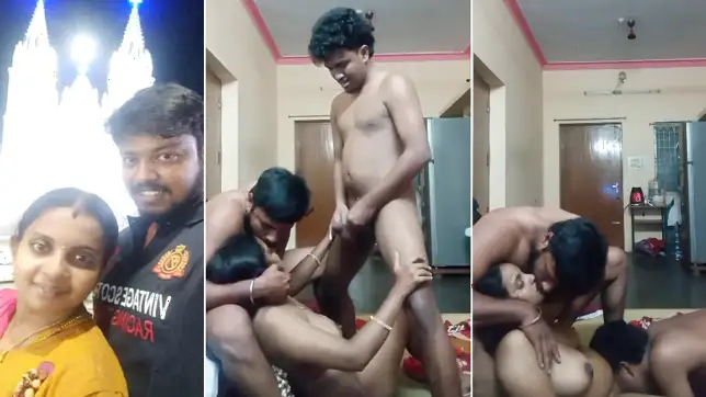 Viral Tamil Cuckolding Frenzy, Mad Hubby Offers Wife's Juicy Cunt to Best Friend for Intense Threesome Sex