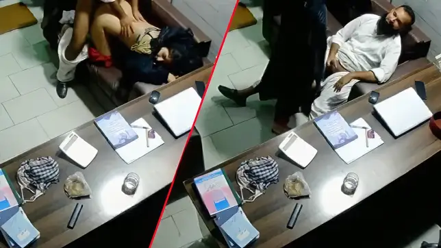 Leaks XXX CCTV ***, Horny Pakistani Principal Nails Young Teacher Colleague in Office