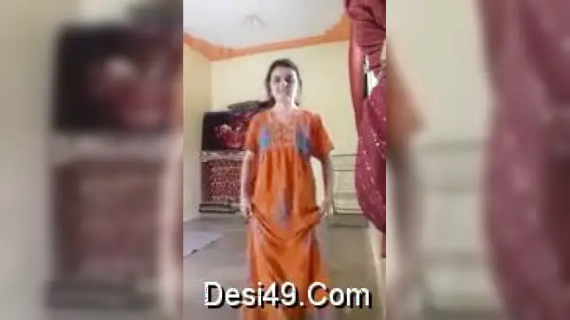 Desi girl just takes off clothes but it's kind of porn for her