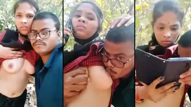 Village Desi teacher deep penetrates under coed's skirt and fuck her