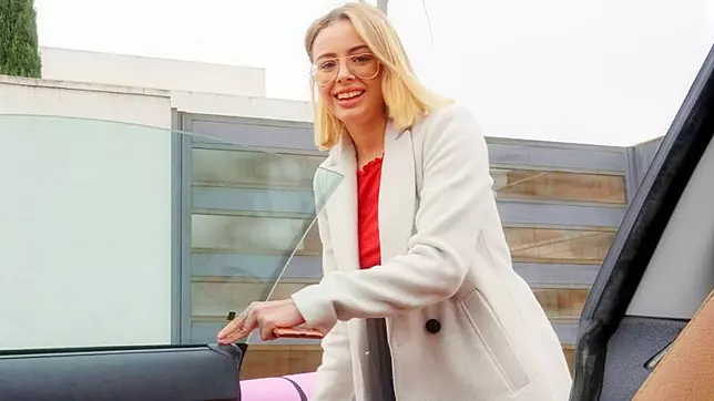 Sexy Blonde Lya Missy Gets Picked Up on the Street for Raw XXX Action
