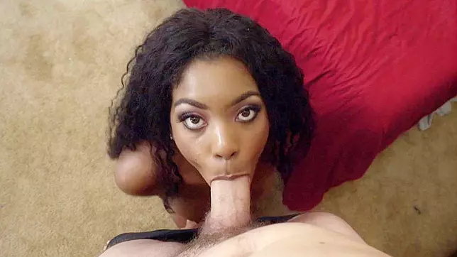 Jordy Love! Hot Black Babe Sucks Hard White Cock, XXX-rated Porn Video