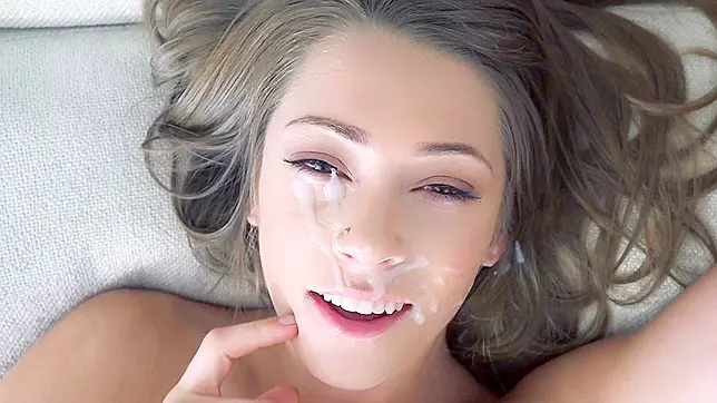 WATCH Kirsten Lee, Brunette Goddess getting Facialed in POV Porn