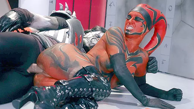 SEXISM ~ Busty Kleio Valentien in Sinful Black Boots Gets Top-Banged