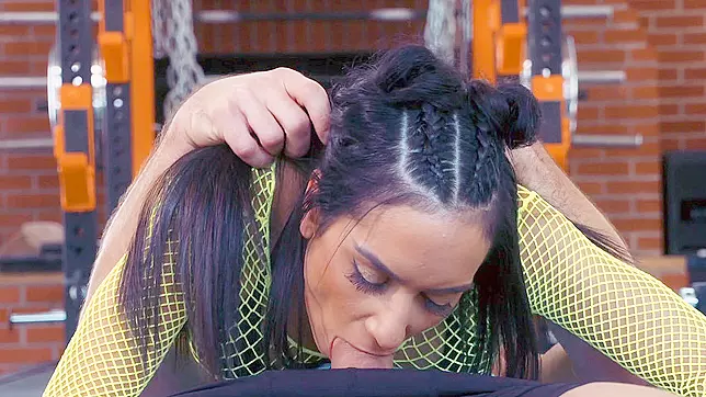XxX ~ Wild Latina Tia Cyrus' 69 Gym FUN in XXX Video