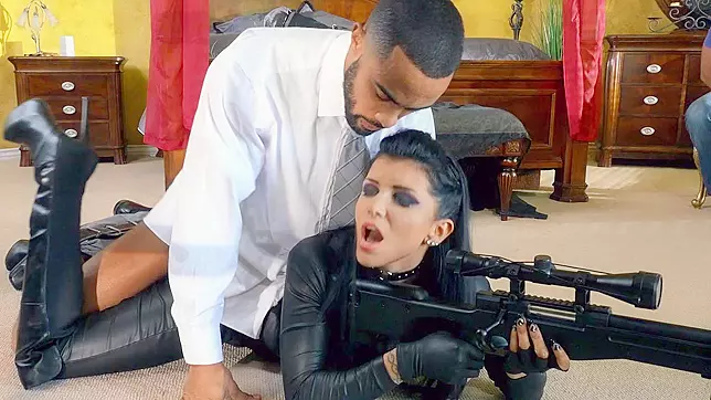 XXX Video ~ Romi Rain's Wet Pussy Riled by Stallion from Behind
