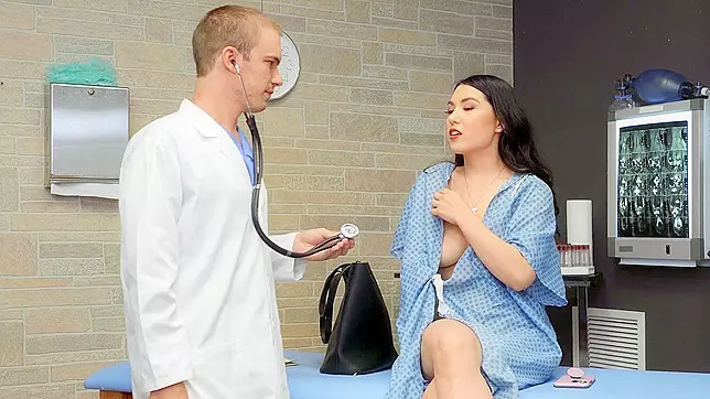 Mina Moon Sizzles with Solo Sex in XXX Video at Dr. Jay Myers' Clinic