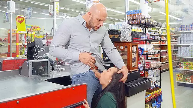 now! Supermarket Porn ~Clark Kimmy Blowing Jmac's Huge Cock