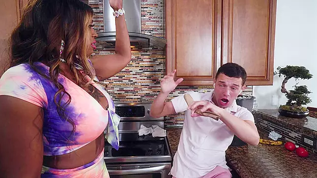 Sensational ~ Victoria Cakes' Gigantic Ass Sits on Johnny The ***'s Face, X-Rated Video