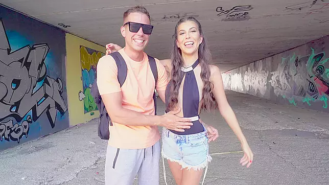 Anya Krey and Alberto Blanco in XXX Video, 'Pornstagram' Rhyme Challenged