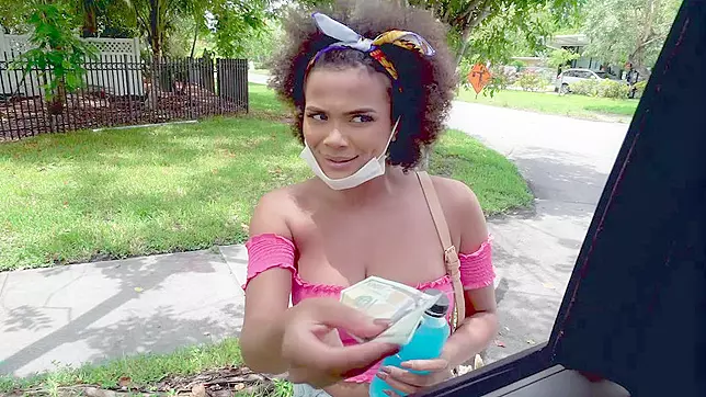 Porn Star Alina Ali Jumps on the BangBus for Extra Cash - XXX Video