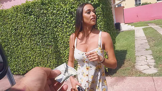 Naughty Street Pickup with Victoria Secrets' Armani Black in XXX Video