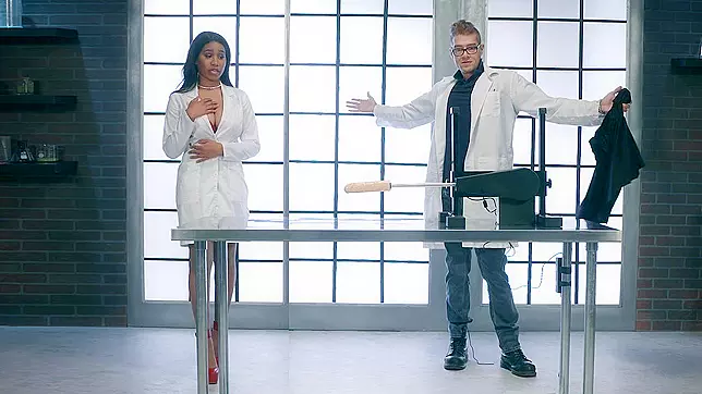 Dr. Jenna J Foxx getting reamed by the Large Hard-On Collider