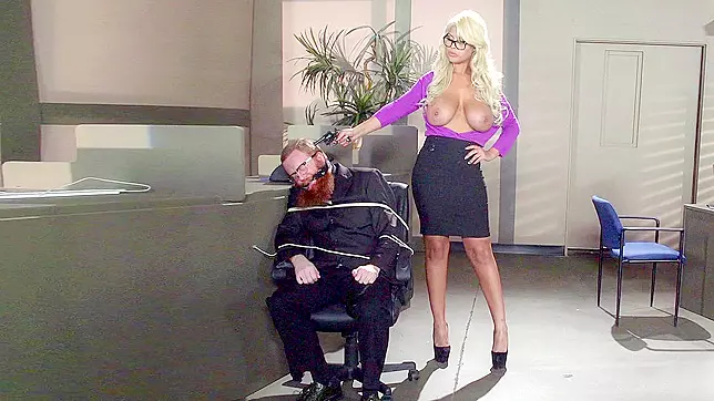 Bridgette B with a loaded weapon demanding that he fuck her hard