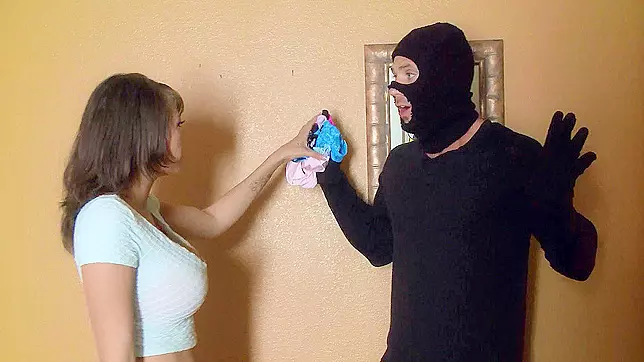 Cassidy Banks caught a burglar collecting her underwear