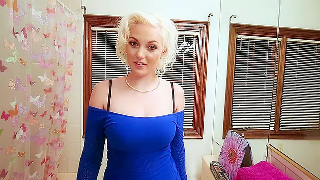 Black stallion plays with round XXX tits of a stunning blonde whore