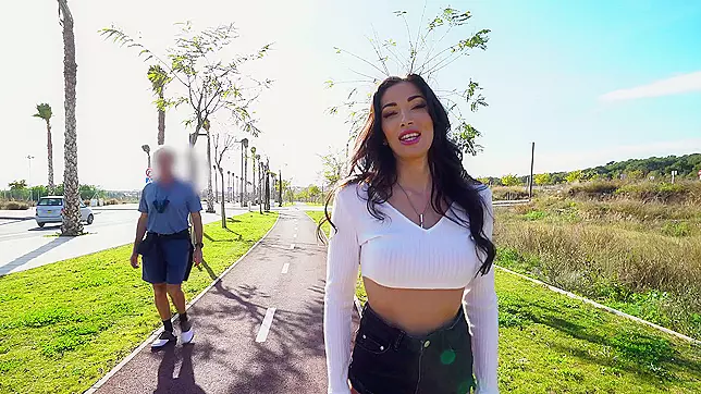 Clea Gaultier's Deep Public Anal Debut in Bangbros' HD XXX Video!