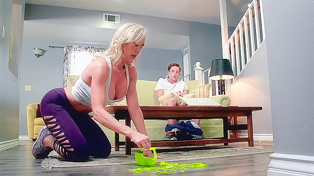 Brandi Love in Brazzers HD – Making A Messy Contract Stepmom XXX Video