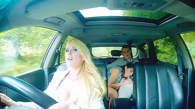 Raunchy Teens in the Backseat - Angel Wicky, Jimena Lago in Brazzers HD XXX Video