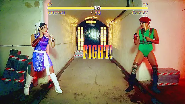 Unleash Your Desires with Sex Fighter Chun Li vs. Cammy (XXX Parody) - Brazzers HD Porn!