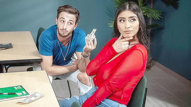 Sultry Violet Myers in 'Violet's Backpack Hack' Porn Video, Brazzers HD