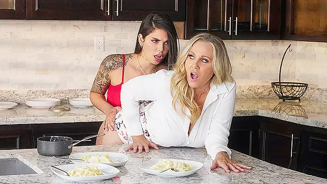 Gina Valentina and Julia Ann's Steamy Love Scene in 'I Want Her To Like Me' by Brazzers HD - XXX Video