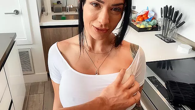 Katrina's Kitchen Cock ~ Exploding with Creamy Pleasure - XXX Video