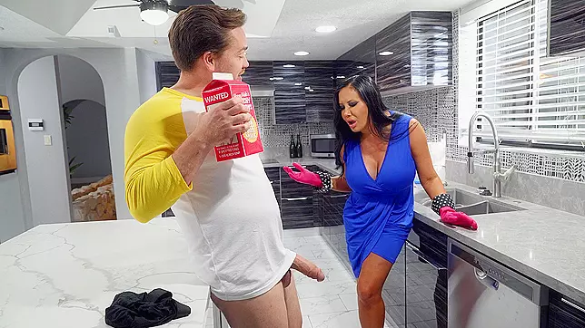 Sizzling Sybil Stallone's Kitchen Antics in XXX 'Dicking Around' Video, Brazzers HD!