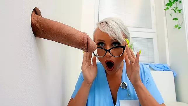 Jaw-Dropping! Nurse Gets A Glory Hole Ass Fuck by Angel Wicky & Jordi - Brazzers HD XXX Video