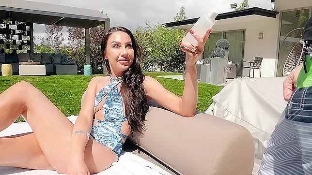 Pulse-Pounding Poolside Poontang with Tiffany Brookes and Markus Dupree, XXX Video